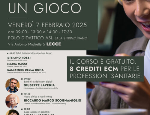 Non è solo un gioco | conferenza Lecce | 7 Febbraio 2025